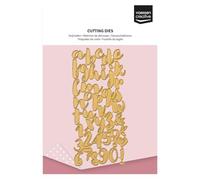 Vaessen Creative Troqueles de Corte Set - Alfabeto - 42 Uds de 1 x 2 cm - para Mini Máquina - para Tarjetas, Scrapbooking, Manualidades, DIY