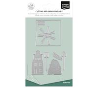 Vaessen Creative Troqueles de Corte y Embossing Set - Granja - 8 Cutting Dies - para Scrapbooking, Tarjetas Manualidades, DIY