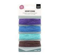 Vaessen Creative Winter Assortment Cord, Hemp, Multi-Colour, 4 x 10 m