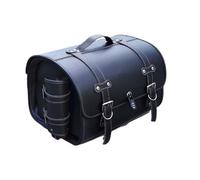 VAEVEN Baúl de Moto para Kawasaki Vulcan S 650 VN650, Cuero Bolsa de Moto, Baúl de Impermeable para Moto, Bolsa de sillín para Motocicleta, Accesorios para Moto,A Black