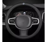 VAEVEN Funda Volante Coche para Volvo XC90 XC 90, Suave Transpirable Microfibra Cuero Suave Cubre Volante, Antideslizante Protector de Volante Automóviles,B