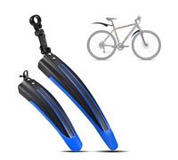 VAEVEN Guardabarros de Bicicleta para Rondo MYLC 2022, Ajustable Guardabarros Bicicleta Delantero y Trasero 20-26 Pulgadas, Espesar Guardabarros Portátiles para Bicicletas,B Blue