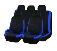 VAEVEN Juego de Fundas para Asientos de Coche para Jade Jazz Logo NSX Odyssey Partner Pilot S MX Stepwgn, Funda Asiento Coche Delantera y Trasera, Protector de Asiento Impermeable,D Blue