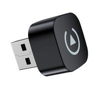 VAEVEN Mini Adaptador Carplay Inalámbrico para Dacia Sandero Stepway 2020 2021 2022 2023 2024 2025, 2 en 1 Adaptador Inalámbrico Carplay y Android Auto, Convierte Cableado a Inalámbrico Plug & Play