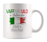 Vaffanculo is Italian For Have A Nice Day Patriótico Gifts For Dad From Son Gag Gifts For Adultos Italian Citizenship Taza de café 11 oz
