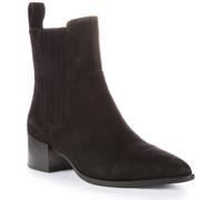 VAGABOND 5613-050-20 Marja en Punta Plisado Occidental Mujer Botas Negro GB 3-8