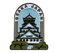 Vagabond Heart Osaka Patch Osaka Castle Souvenir Japan Iron On Travel Badge