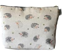 Vagabond Hoggy - Bolsa Grande Unisex de Lino Impermeable para cosméticos, 30 cm x 22 cm x 10 cm, Color Gris, Almacenamiento de Maquillaje para Viajes/sobre la Marcha