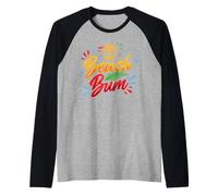 vagabundo de Playa Camiseta Manga Raglan