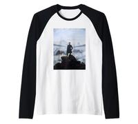 Vagabundo por Encima de la Niebla del mar de Caspar David Friedrich (1818) Camiseta Manga Raglan