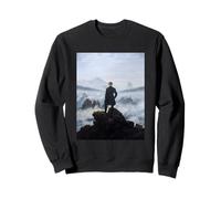 Vagabundo por Encima de la Niebla del mar de Caspar David Friedrich (1818) Sudadera