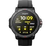 Vagary Black smartwatch Men's Watch X04A-001VY Silicone Strap