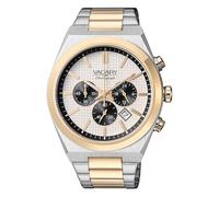 Vagary Timeless Men's Chronograph Watch in Steel and Gold IV4-934-11, Steel Case and Bracelet