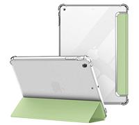 VAGHVEO Funda para iPad Mini 1/Mini 2/3 7.9 Pulgadas, Ultra Delgada Flexible Función de Soporte Protectora Plegable Cubierta Transparente TPU, Resistente a Impactos Suave Carcasa Cover, Verde Claro