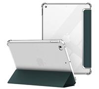 VAGHVEO Funda para iPad Mini 4 / Mini 5 7.9 Pulgadas, Ultra Delgada Flexible Función de Soporte Protectora Plegable Cubierta Transparente TPU, Resistente a Impactos Suave Carcasa Cover, Verde Oscuro