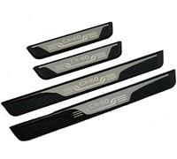 VAGILO 4 Piezas Acero Inoxidable Protector Umbral Puerta Coche para Mazda CX-60 CX60 2022 2023, Auto Accesorios Protector Umbral Puerta Antiarañ Antideslizante