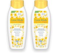 Vagisil Esencias Delicadas Higiene íntima Diaria Jazmin Blanco, Aroma Floral para una Sensación de Limpieza y Frescura Todo el Día, Fórmula suave, Hipoalergénico, 250ml (Paquete de 2)