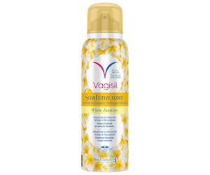 Vagisil Esencias Delicadas Spray Íntimo Desodorante Jazmín Blanco, Aroma Floral para una Sensación de Limpieza y Frescura Todo el Día, Hipoalergénico, 125ml