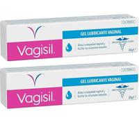 Vagisil Gel Lubricante Íntimo Pack 2x30g, Alivia la Sequedad al Instante Imitando la Lubricación Natural, Base de Agua