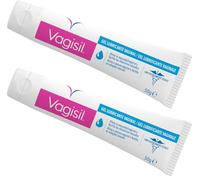 Vagisil Gel Lubricante Íntimo Pack 2x50g, Alivia la Sequedad al Instante Imitando la Lubricación Natural, Base de Agua