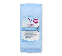 Vagisil Toallitas Higiene Íntima Odor Block, Previenen el Olor 24H, 20 Uds | Limpian, refrescan y previenen el olor hasta 24 horas, prácticas toallitas para la higiene íntima diaria.