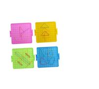 Vaguelly 1 Juego De Tablero De Uñas De Matemáticas Placa De Uñas Creativa Placa De Uñas para Estudiantes Tablero De Uñas