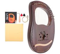 Vaguelly 1 Juego Lira De 16 Tonos Guitarras Para Principiantes Modelo De Arpa En Miniatura Arpa Con Llave De Afinación Arpa De Lira Para Principiantes Arpa De Mandíbula De Madera Armonía