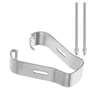 Vaguelly 1 Juego Punta del lápiz Reemplazable lápiz óptico para Tableta Capacitivo reemplazo lápiz de Pantalla táctil Aguja Puntas de lápiz Recambio de plumillas Acero Inoxidable Silver