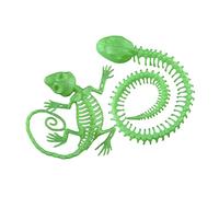 Vaguelly 1 Juego Serpiente y Gecko Luminiscente Accesorios para Fiesta de Halloween y Bromas Decoración de Casa y Jardín