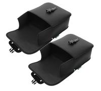 Vaguelly 1 Par De Bolsa De Cuero para Herramientas Alforjas para Bicicleta Kit De Herramientas para Bicicleta Bolsa de Almacenamiento para Motocicleta Alforjas Resistentes