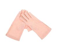 Vaguelly 1 par Guantes de Manicura UV para Protección de Manos y Dedos durante Tratamientos de Uñas de Guantes de Dedo Rosa con Diseño Floral para Salón Protección Efectiva contra UV