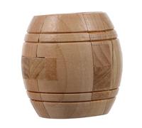 Vaguelly 1 Pieza de Barril de Madera de Luban para Educativo y Estimulante de Inteligencia para Interacción Familiar y Desarrollo Cognitivo