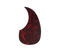 Vaguelly 1 Pieza placa protectora antiarañazos guitarra golpeador de material de golpeador pegatina de guardia rojo