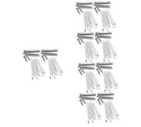 Vaguelly 10 Juegos Metralla De Piano Con Pulgar Piezas De Reparacion Mbira Kalimba De 21 Teclas Llaves De Repuesto Kalimba Reemplazo Del Puente Kalimba Mini-piano Metal Sillín Niño Portátil