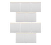 Vaguelly 10 Parches Autoadhesivos Desechables de Aceite de Ricino Vendajes Antifugas para Masaje Profundo Tamaño Único Alta Absorción Adecuado para Cuidado Corporal y Uso Doméstico