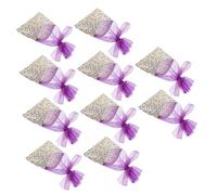 Vaguelly 10 Piezas Bolsa bolsita de lavanda as de especias de lino itas de malla de lavanda as de organza as de gasa a de a vacía algodón
