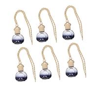 Vaguelly 10 Piezas Botella De Aromaterapia Colgante De Espejo De Coche De Cristal Ornamento Del Encanto Del Coche Colgante De Coche Carro Vacio Ribete Perfume Espejo Retrovisor Vidrio