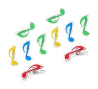 Vaguelly 10 Piezas Clips de Forma Colores Surtidos Abrazaderas Prácticas para Libros y Partituras Clips y Duraderos
