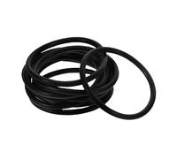 Vaguelly 10 Piezas Cuerda a prueba de de micrófono accesorios para micros de condensador soporte universal para clip de micrófono monturas de soportes de goma caucho Negro