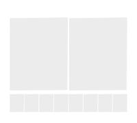 Vaguelly 10 Piezas De Cocina Foto - Cubierta Plana LED Almacén para Película Plástico Flexible Fotografía Luces Recortables Difusor Suave Adhesivo Foco De Luz DIY X Panel Blanco De