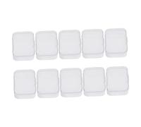 Vaguelly 10 Piezas Estuches Transparentes para Almacenamiento de Púas de Guitarra Organizadores de Plástico y Prácticos para Pequeños Objetos