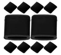 Vaguelly 10 Piezas Protector de Esquinas, Repuesto Negro | Plástico de Recambio, Diseño de Esquina, para Bandeja y Mantenimiento de Cocina