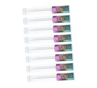 Vaguelly 10 Tubos Vacíos De Brillo Labial Bálsamo Hidratante Producto Luminoso Varitas De Gelatina Delineador Tubos De Tinte Líquido Con Sabor Completo Kits De Latas Brillantes