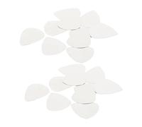 Vaguelly 100 Piezas Púas de Guitarra Acústica Acero Inoxidable con Borde Plectro Plano para Guitarristas Principiantes y Profesionales Rock Jazz y Country