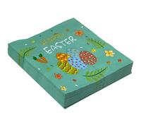 Vaguelly 100hojas Conejito De Pascua Servilletas De Papel Decorativas Accesorios Para Fiestas De Pascua Servilletas Estampadas Para Fiestas