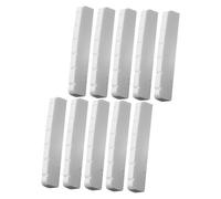 Vaguelly 10piezas Cejuela Ranurada De Hueso Para Guitarra Eléctrica De Cuerdas Suministros Musicales Para Reemplazo y Mantenimiento Dimensiones