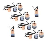 Vaguelly 10piezas Difusor Colgante Para Coche Colgante Para Botella De Fragancia Difusor De Fragancia Vacío Botella Vacía De Aromaterapia Adorno Para Espejo Retrovisor Unidades Decoración i