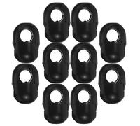 Vaguelly 10piezas Mosquetones de Cuerda Pequeños Cierres de Conexión Reutilizables de Plástico para Redes de Escalada al Aire Columpios Estructuras de Fitness