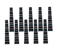 Vaguelly 10piezas Pegatinas Para Diapasón De Violín Guía De Dedos Calcomanía De Entonación Color Negro