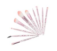 Vaguelly 10piezas Pinceles Para Maquillaje De Ojos Purpurina Para Difuminar Ojos Para Sombras De Pincel Para Iluminador Set De Pinceles Cosméticos Para Mujeres y Niñas Para Aplicar Base y